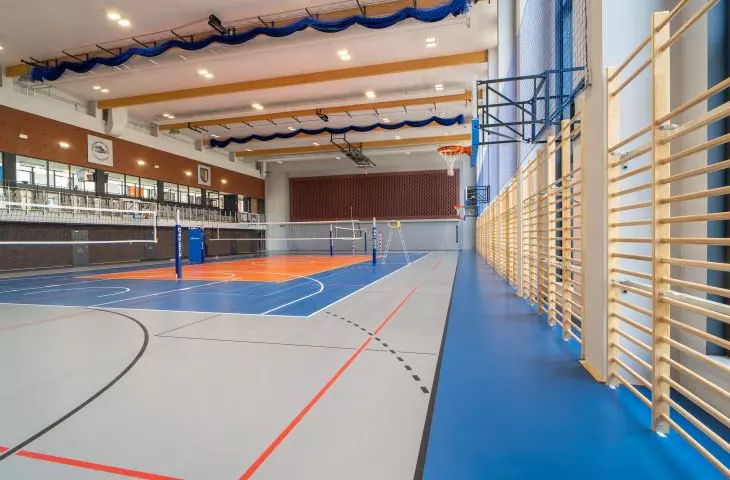 Wnętrze sali sportowej