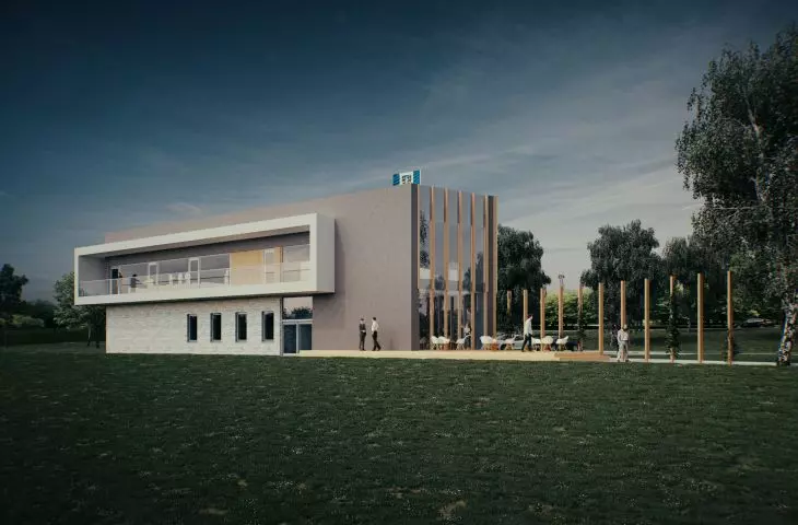 W pierwotnym projekcie nie uwzględniono dodatkowego poziomu przyziemia