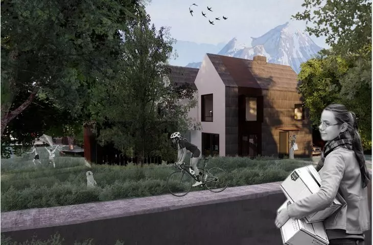 Projekt ALTHOUSE, widok z ulicy