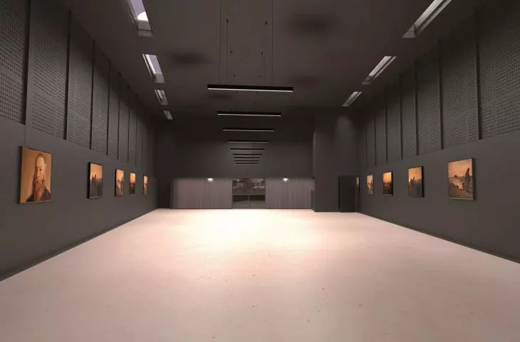 View of the exhibition area