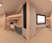 Interior of a triple room