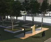 The area around the high school