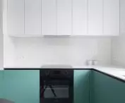 Green and white in the kitchen