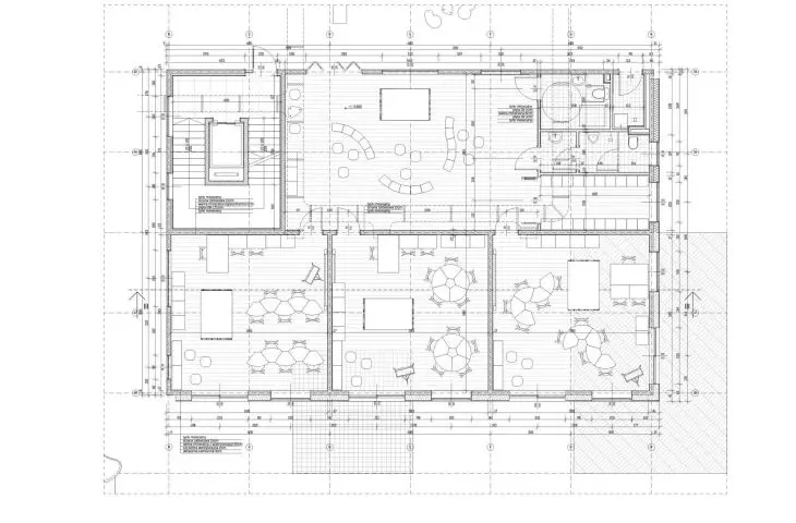 part of the projection