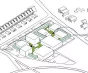 atria between buildings