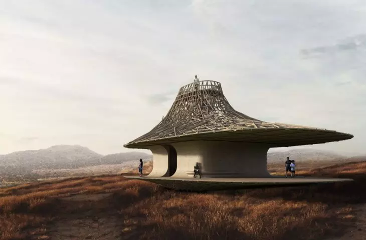 Building in the middle of the Serengeti National Park