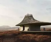 Budynek pośrodku Parku Narodowego Serengeti