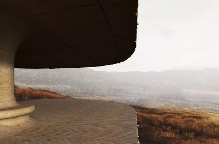 A fragment of the facility, a terrace