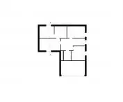 House under the rock, floor plan