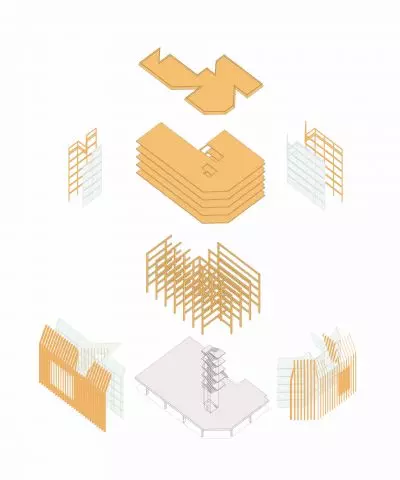 Breath-In Hotel (axonometry) 