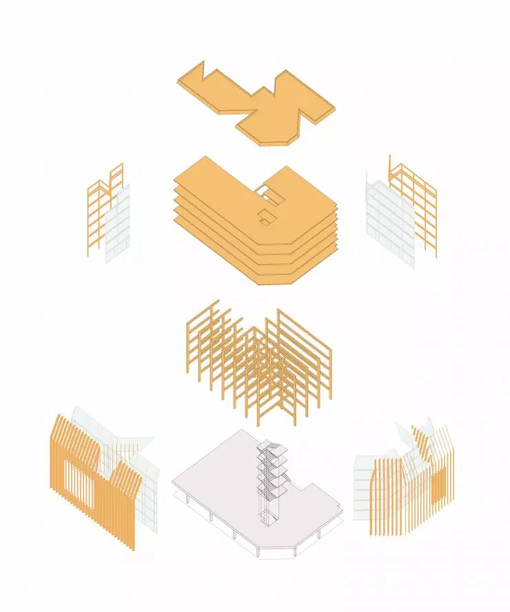 Breath-In Hotel (axonometry) 