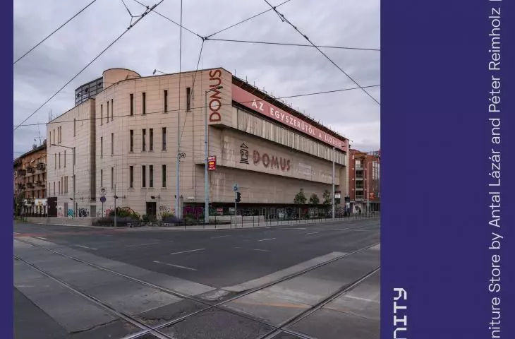budynek Domus Furniture Store w Budapeszcie, proj.: Antal Lázár, Péter Reimholz (IPARTERV)