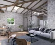 wnętrze jednego z apartamentów w budynku Barchessy