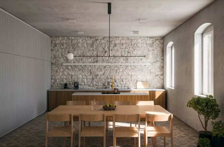 wnętrze jednego z apartamentów w willi