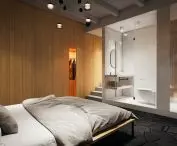 wnętrze jednego z apartamentów w willi