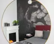Bio-fireplace in the bedroom