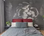 Wallpaper with an image fragment