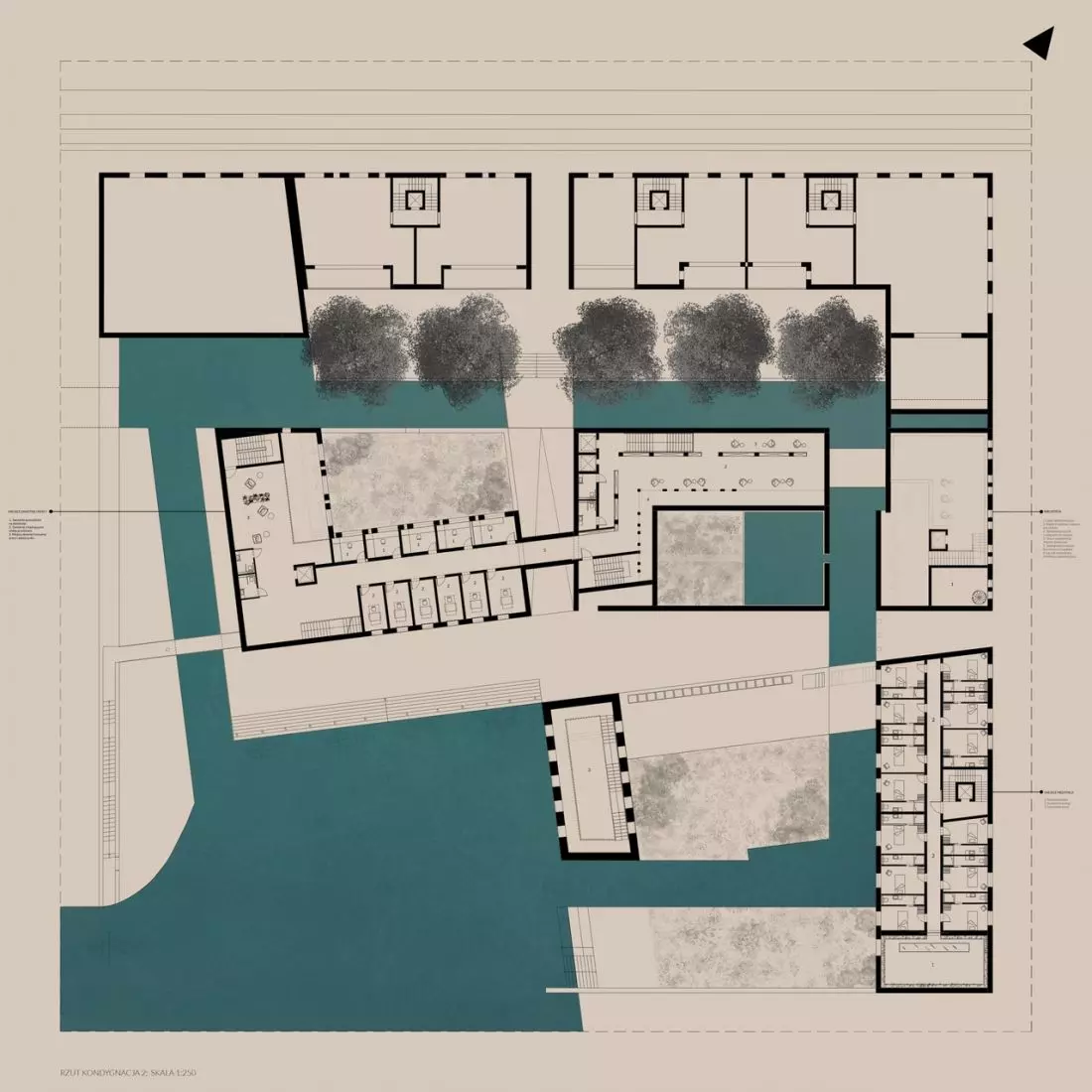 Architektura Ciszy, rzut 2.
kondygnacji