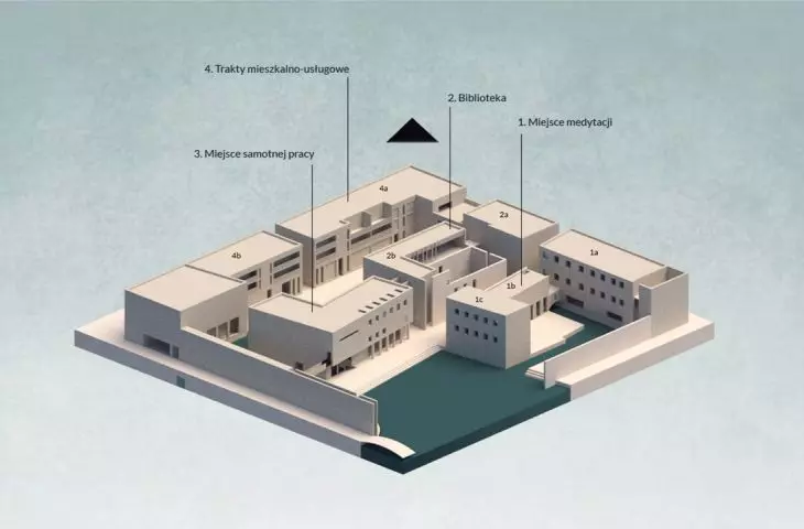 Architecture of Silence, axonometry