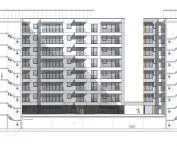 Nakielska Apartments, cross-section