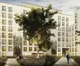 Apartamenty Nakielska, wewnętrzny dziedziniec