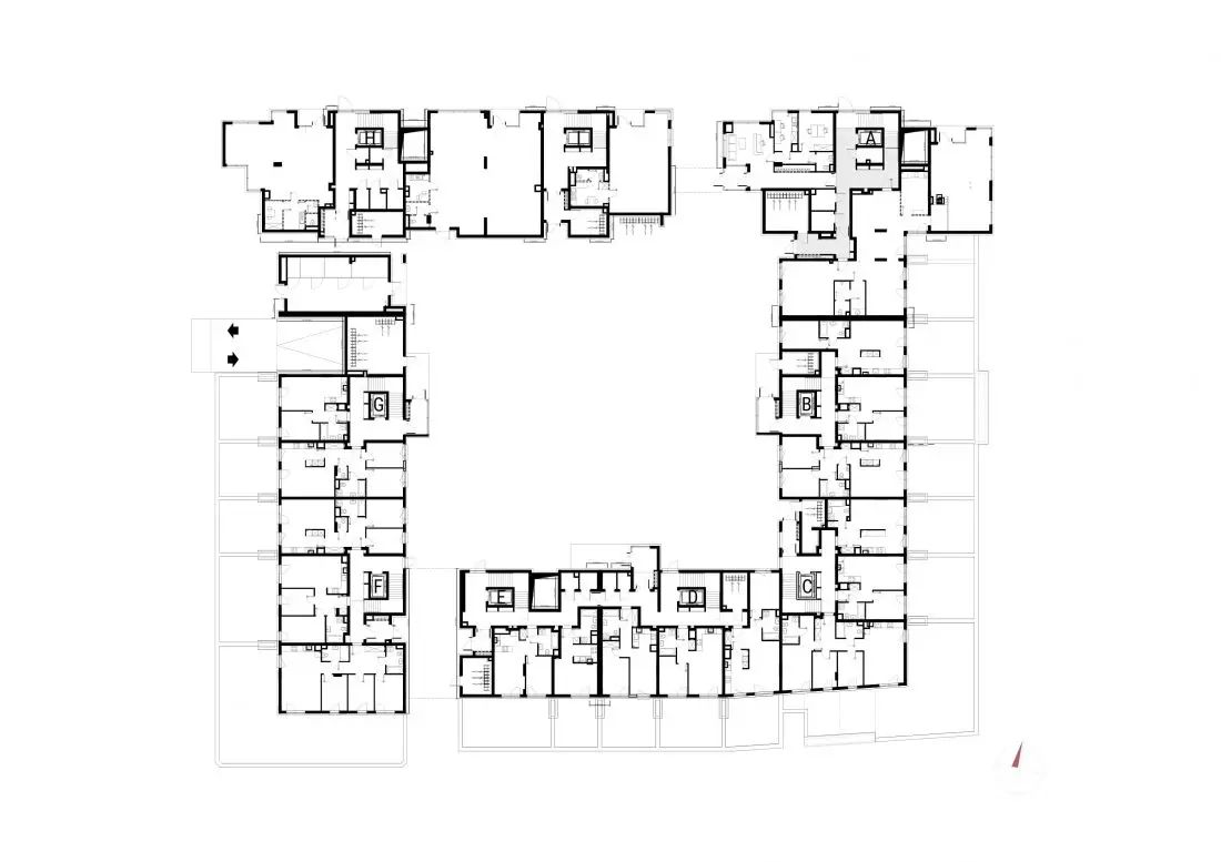 Apartamenty Nakielska, rzut
parteru