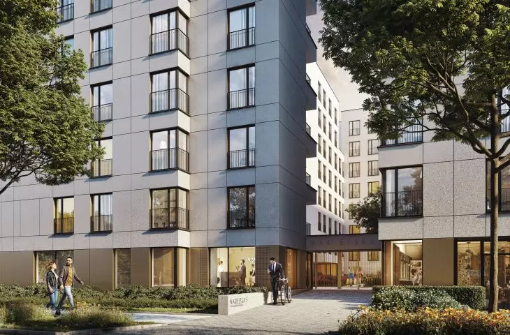 Nakielska Apartments, commercial premises are planned on the first floor