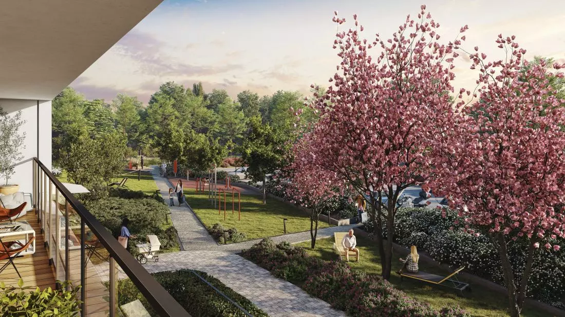 Apartamenty otoczone
zielenią