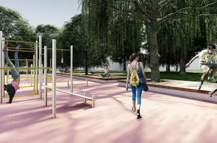 Street workout zone