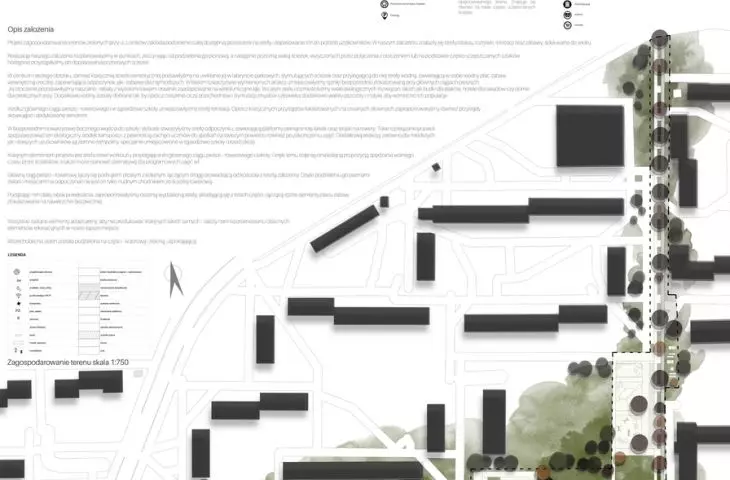Revitalization of green areas, competition board