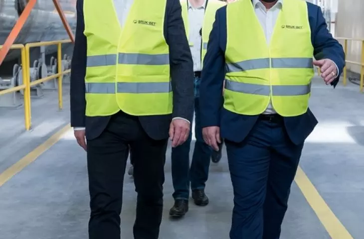 President Andrzej Duda at Bruk-Bet