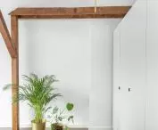 Wood and gold accessories