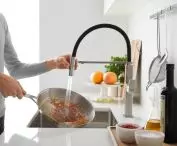 steel faucets