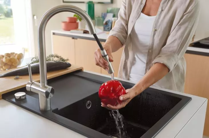 steel faucets