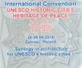 Konferencja z cyklu „Miasta historyczne UNESCO, dziedzictwo pokoju”