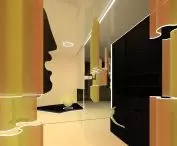 Interior inspired by Cubism and Impressionism