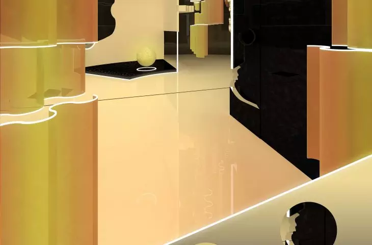 Multisensory active space, object 01, cubism-impressionism