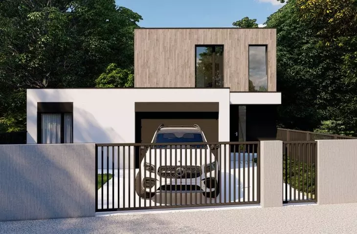 House on the side of the road