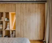 wooden furniture in gold cubic