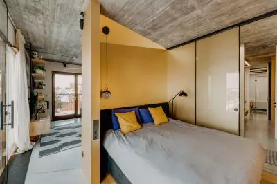 złoty stone - separated in the center of the apartment parents` bedroom