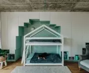 bunk bed in a child's room