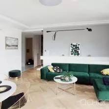 Wnętrze mieszakania 127 m², Mokotów, Warszawa