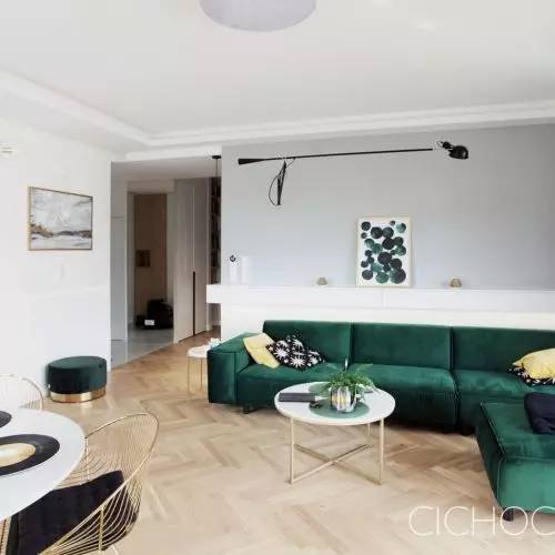 Wnętrze mieszakania 127 m², Mokotów, Warszawa