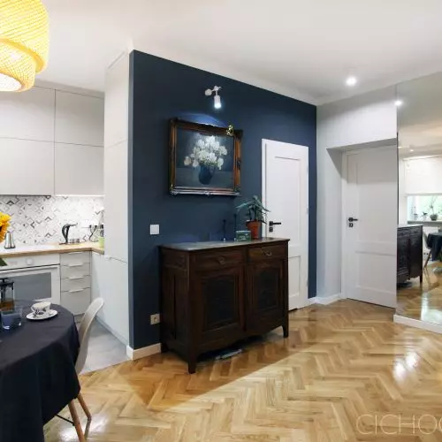 Wnętrze mieszkania 50 m², Mokotów, Warszawa
