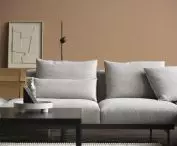 Detal białej sofy In Situ marki Muuto