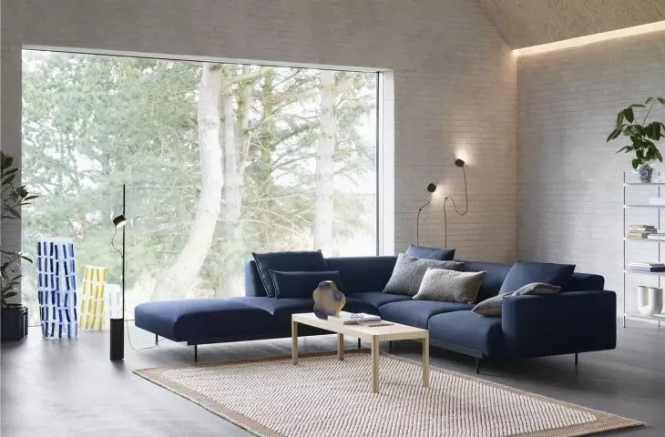 Sofa In Situ, granatowa marki Muuto