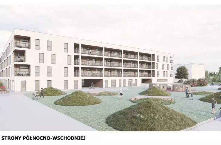 Widok osiedla od strony północno-wschodniej