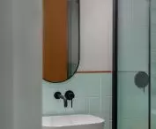 An important part of the interior design are mirrors and wall lamps 