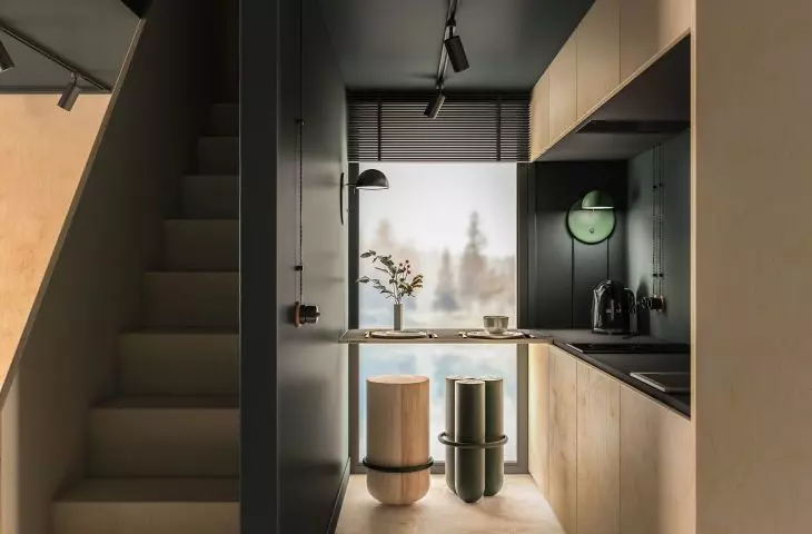 Kitchen in a bungalow