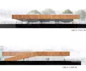 north and south elevations